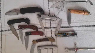 Lote 12 navajas multiusos