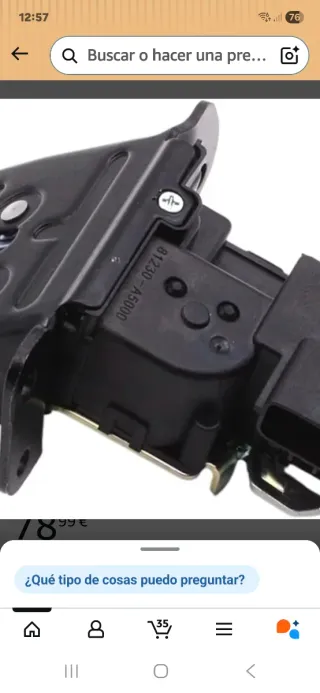 Actuador cerradura Hyundai Elantra GT 2015-2017