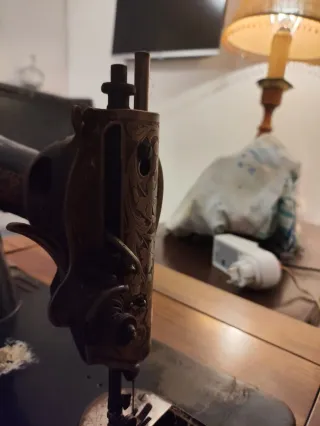 Máquina de coser antigua Singer