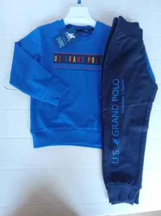 Completo U.s.grandpoloeapparel Giacca a Vento+Tuta