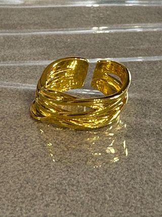 Anello intrecciato oro