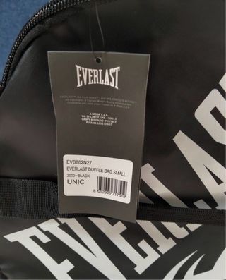 Bolsa Duffle Everlast Small 43cm Negra