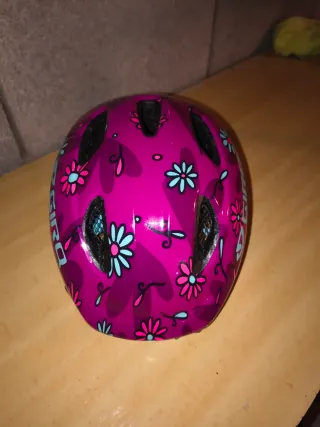 Casco Giro Bicicleta Infantil Flores