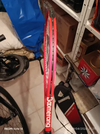 Raqueta Frontón Boomerang + Pelotas Penn