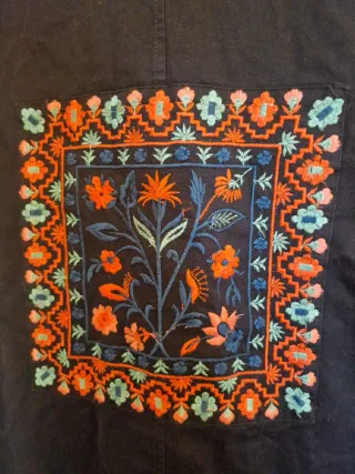 Chaqueta de entretiempo negra