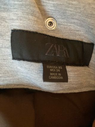 Chaqueta pelo marrón Zara