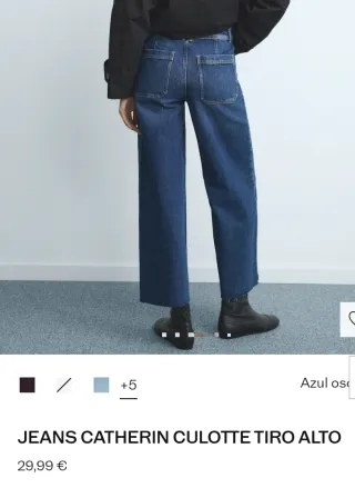 Vaqueros Mango Catherine Culotte