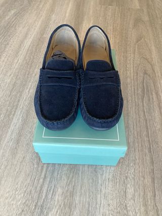 Mocasines Coconut Piel Azul Talla 39