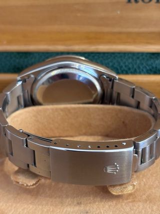 Rolex Oyster Perpetual Date Plata Blanco