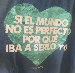 Sudadera Aire Retro Corazón y frase