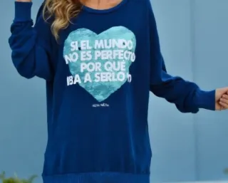Sudadera Aire Retro Corazón y frase