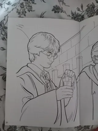 Libro para colorear Harry Potter