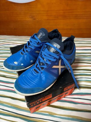 Zapatillas Munich Futsal Azul