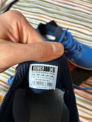 Zapatillas Munich Futsal Azul