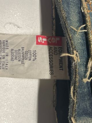 Portafoglio Levi's in denim blu