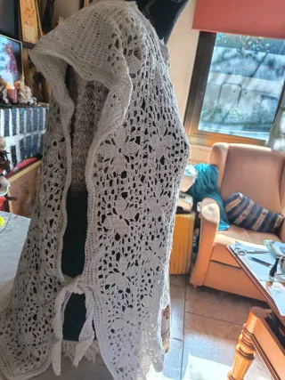 Chaleco artesanal de ganchillo - Hilo de algodón -