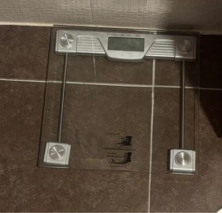 Báscula de baño digital de cristal