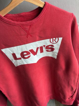 Sudadera Levi's Vintage Niño Roja