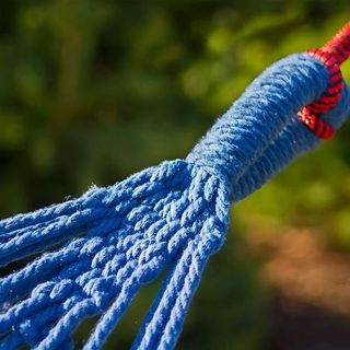 Hamaca de algodón multicolor para jardín 190*150cm