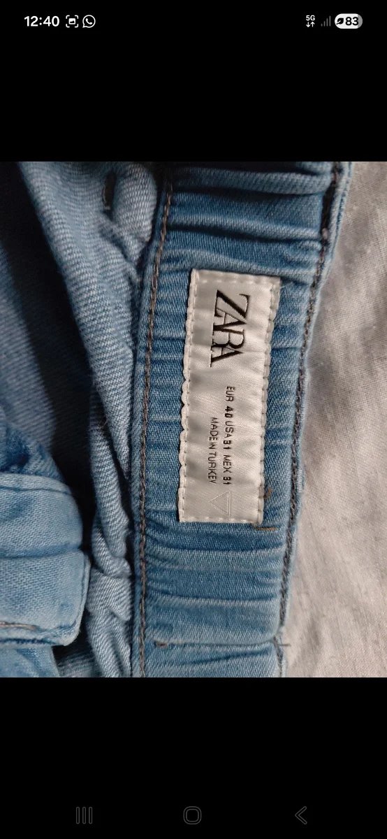 Jeans Zara donna blu