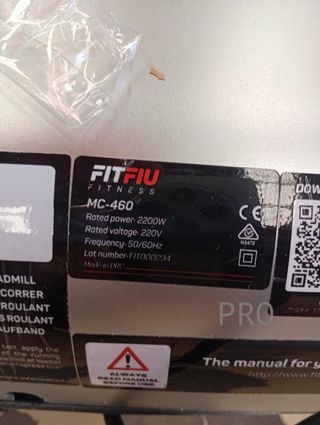 Cinta Correr compacta Plegable - MC-460 - Fitfiu