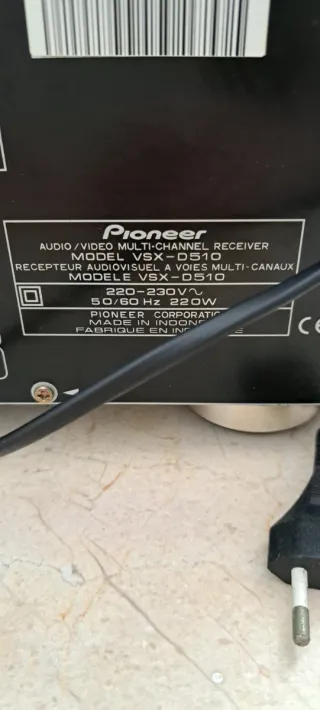 Amplificador Pioneer VSX-D510 Negro