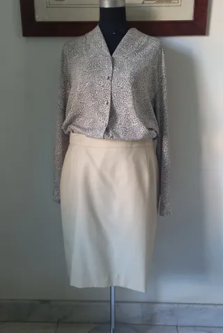 Conjunto Burberrys Blusa y Falda