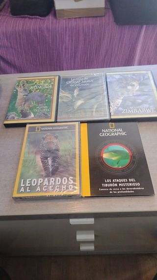 5 DVDs de Caza y Animales (Precio por unidad)