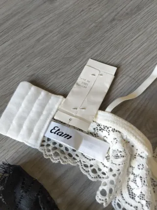 Lote 3 sujetadores encaje sin estrenar talla 85B