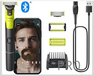 Philips OneBlade 360 con Bluetooth, Recortadora para Barba y Cuerpo, QP4631/30
