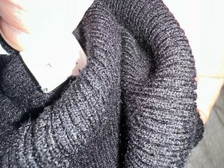 Jersey cuello alto Collusion negro