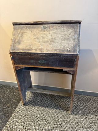 Pupitre Escritorio Antiguo Madera