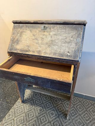 Pupitre Escritorio Antiguo Madera