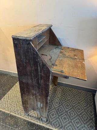 Pupitre Escritorio Antiguo Madera