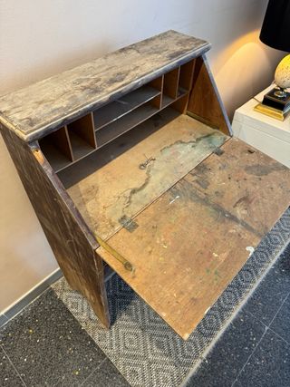 Pupitre Escritorio Antiguo Madera