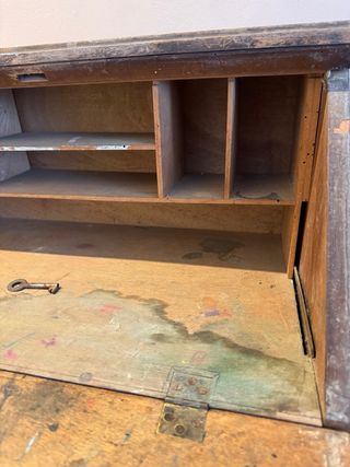 Pupitre Escritorio Antiguo Madera