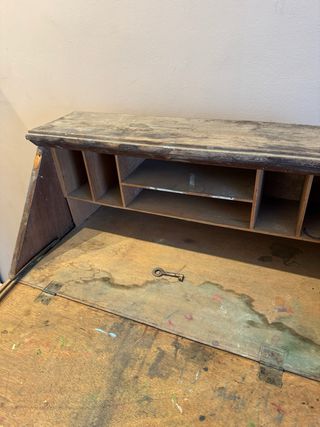 Pupitre Escritorio Antiguo Madera