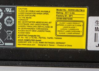 Grabadora DVD Externa ASUS ZenDrive U7M