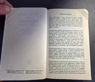 Libro  "Parola del Signore - Il Nuovo Testamento