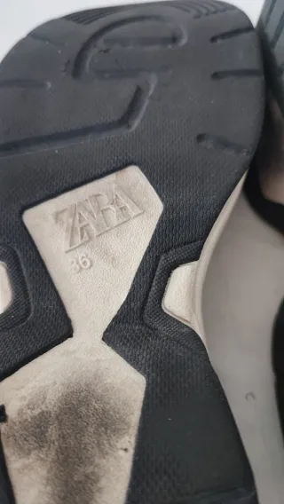 Sandalias deportivas Zara Chunky verdes