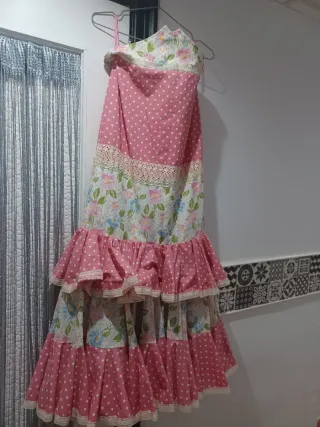 Falda flamenca mujer talla 44.