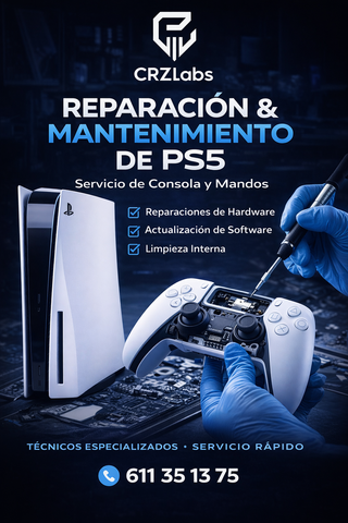 Reparación y mantenimiento de PS5 y mandos