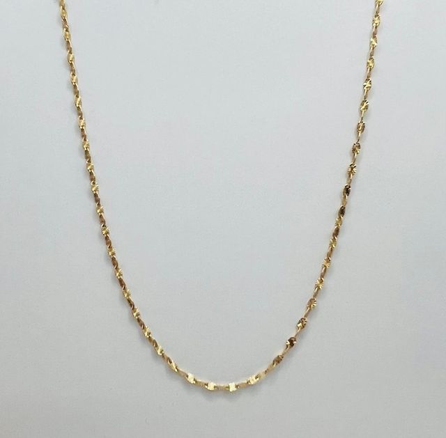 PROMO!! CADENA FANTASÍA 50CM ORO 18K