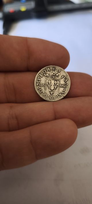 Moneda Antigua Plata Luigiño 1668 Italia