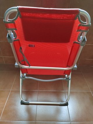 2 Sillas de Playa Plegables Reclinables