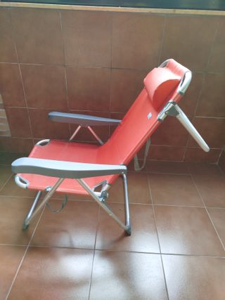 2 Sillas de Playa Plegables Reclinables