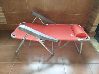 2 Sillas de Playa Plegables Reclinables