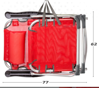 2 Sillas de Playa Plegables Reclinables