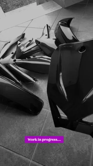 Plastiche moto 50cc Enduro VENT