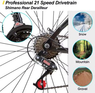 Bicicleta Montaña 24 pulgadas UNISEX. NUEVA